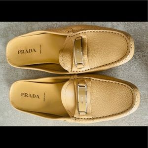 Prada Leather Mules
